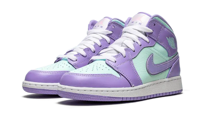 Air Jordan 1 Mid Purple Aqua Air Jordan
