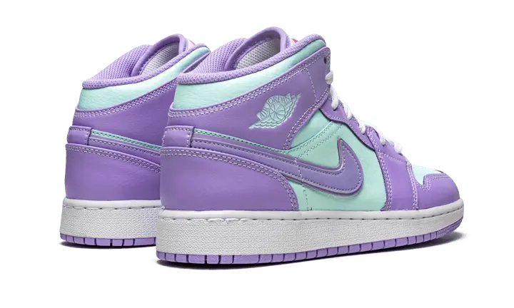 Air Jordan 1 Mid Purple Aqua Air Jordan