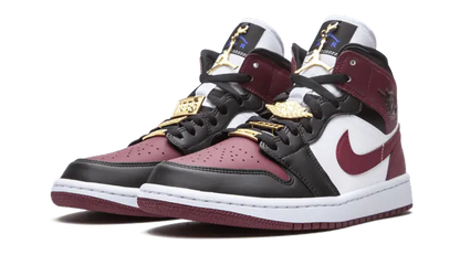 Air Jordan 1 Mid SE Black Dark Beetroot Air Jordan