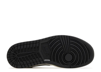 Air Jordan 1 Mid SE Black Metallic Silver Air Jordan