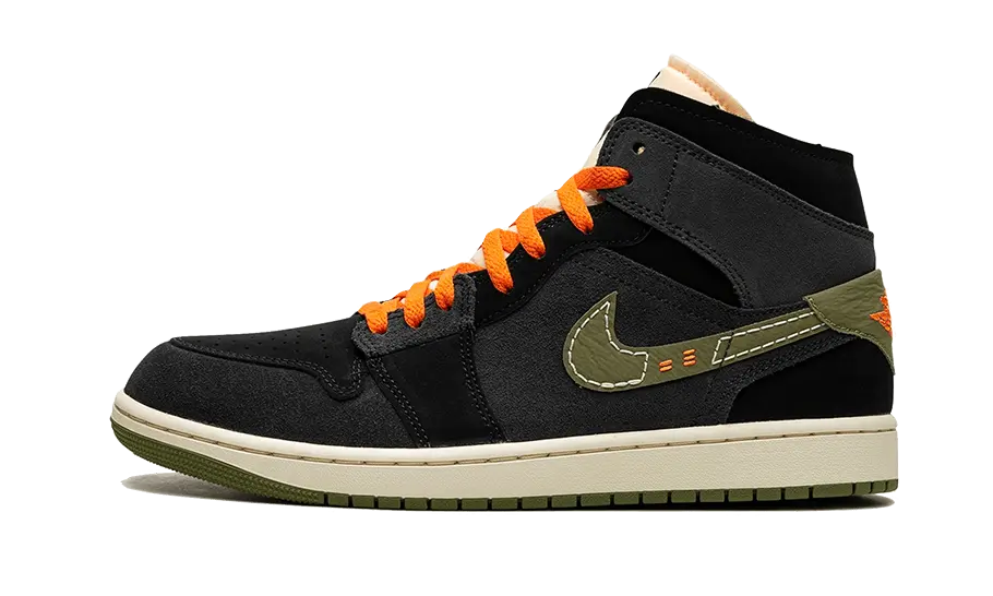 Air Jordan 1 Mid SE Craft Anthracite Light Olive Air Jordan