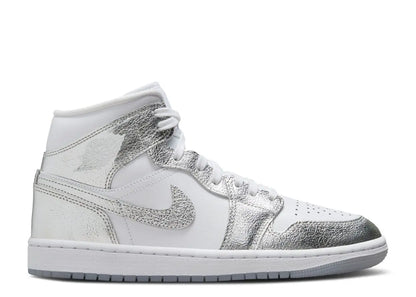 Air Jordan 1 Mid SE Metallic Silver Air Jordan