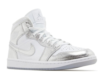Air Jordan 1 Mid SE Metallic Silver Air Jordan