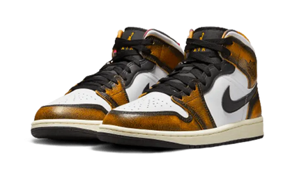 Air Jordan 1 Mid SE Orange Wear-Away VOSneakers