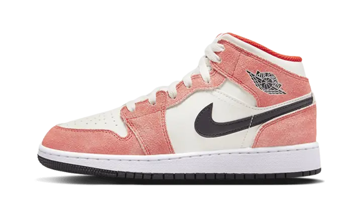 Air Jordan 1 Mid Se Orange Suede Air Jordan