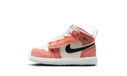 Air Jordan 1 Mid Se Orange Suede Bebe Td Air Jordan