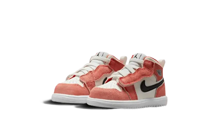 Air Jordan 1 Mid Se Orange Suede Bebe Td Air Jordan