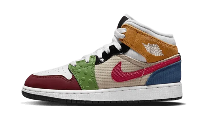 Air Jordan 1 Mid Se Patchwork Air Jordan