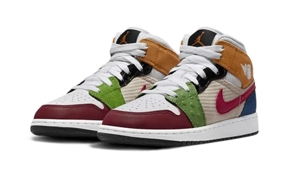 Air Jordan 1 Mid Se Patchwork Air Jordan