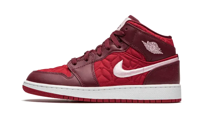 Air Jordan 1 Mid Se Red Quilt Air Jordan