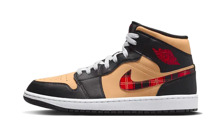 Air Jordan 1 Mid Se Tartan Swoosh Air Jordan
