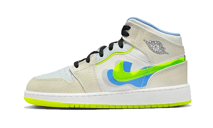 Air Jordan 1 Mid Se Warped Swoosh Air Jordan