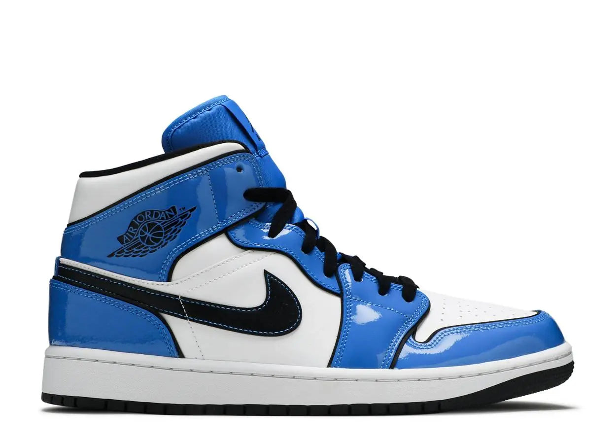 Air Jordan 1 Mid Signal Blue Air Jordan