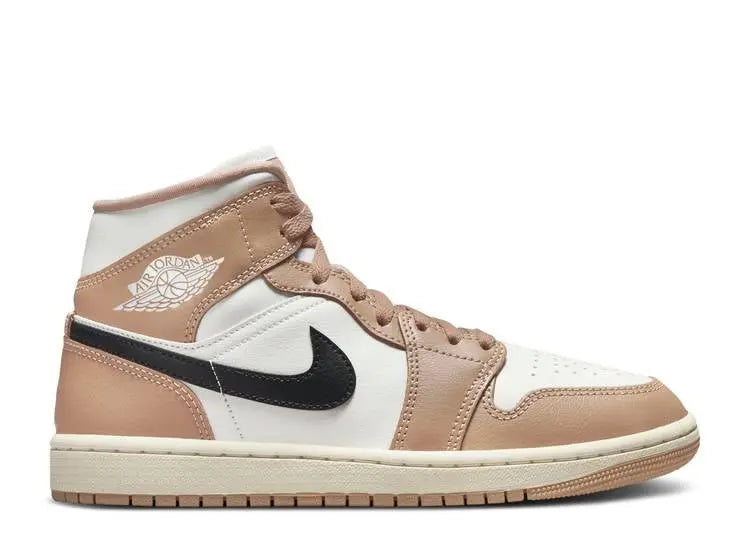 Air Jordan 1 Mid Tan Black Air Jordan