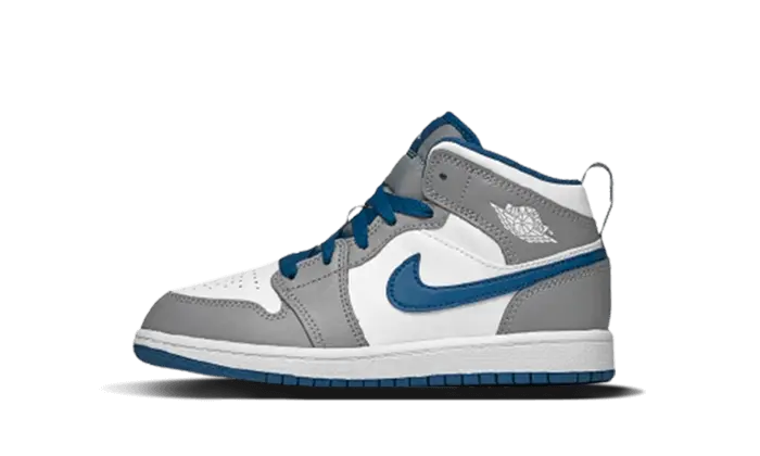 Air Jordan 1 Mid True Blue Enfant Ps Nike