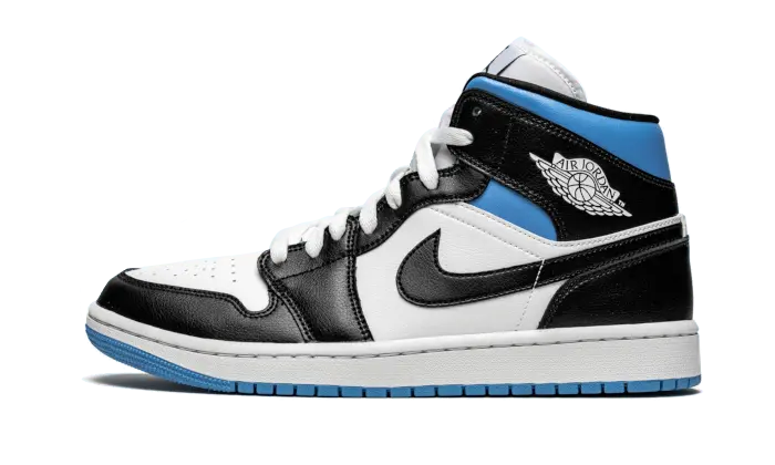Air Jordan 1 Mid University Black White Air Jordan