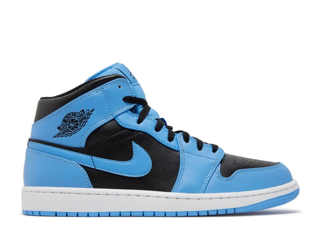Air Jordan 1 Mid University Blue Black Air Jordan