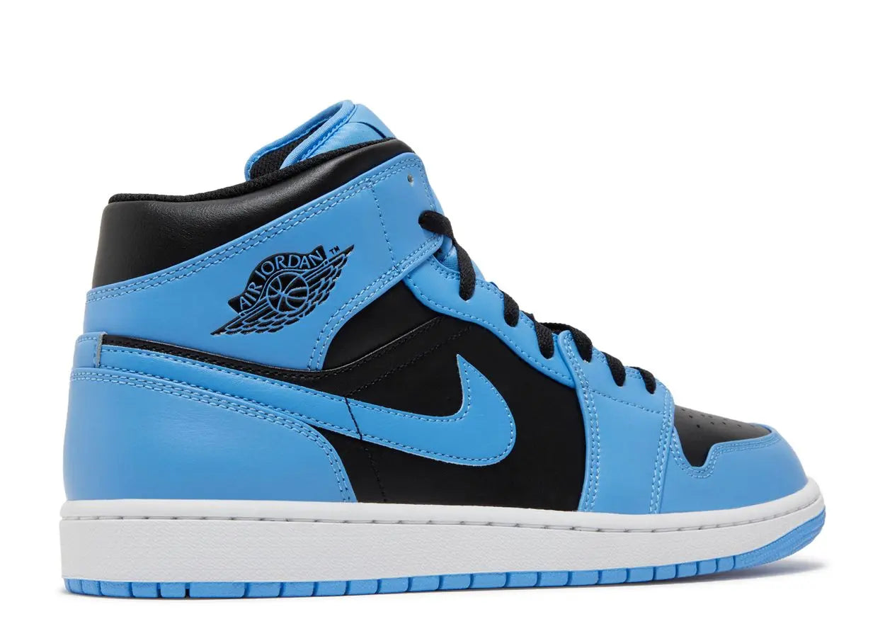 Air Jordan 1 Mid University Blue Black Air Jordan
