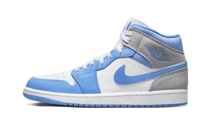 Air Jordan 1 Mid University Blue Grey Air Jordan