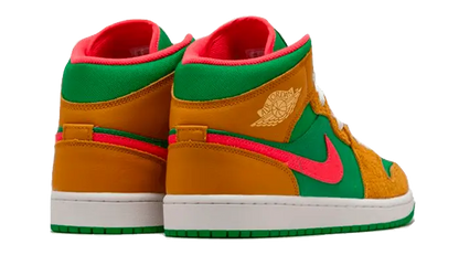 Air Jordan 1 Mid Wheat Watermelon Air Jordan
