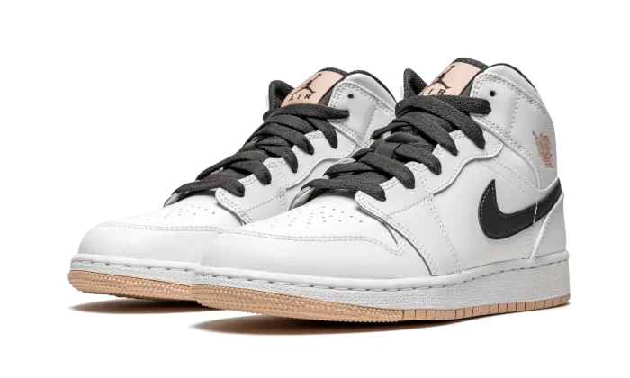 Air Jordan 1 Mid White Arctic Orange Air Jordan