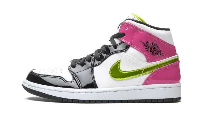 Air Jordan 1 Mid White Black Cyber Pink Air Jordan