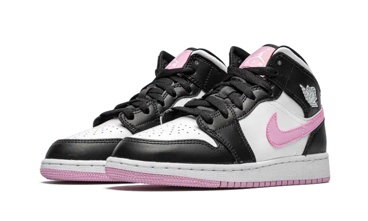 Air Jordan 1 Mid White Black Light Arctic Pink Air Jordan