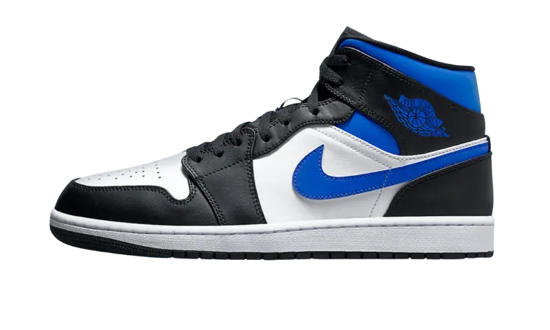 Air Jordan 1 Mid White Black Racer Blue Air Jordan