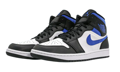 Air Jordan 1 Mid White Black Racer Blue Air Jordan