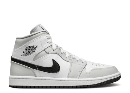 Air Jordan 1 Mid White Light Smoke Grey Air Jordan