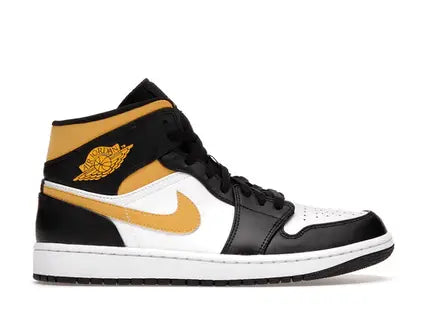 Air Jordan 1 Mid White Pollen Black Air Jordan
