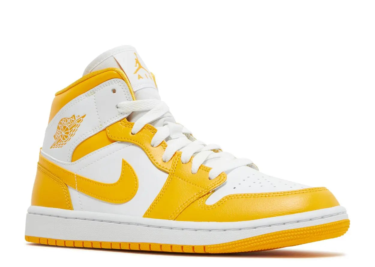 Air Jordan 1 Mid White University Gold Air Jordan