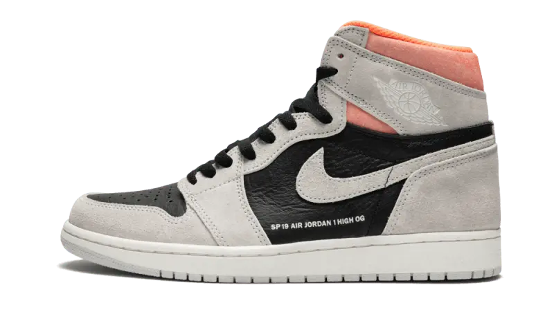 Air Jordan 1 Retro High Neutral Grey Hyper Crimson Air Jordan