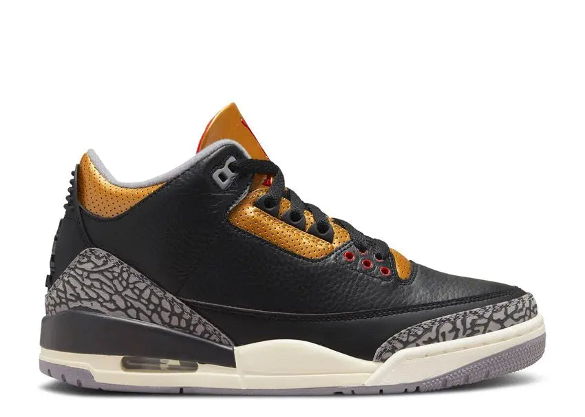 Air Jordan 3 Retro Black Cement Gold Air Jordan