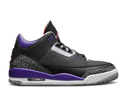 Air Jordan 3 Retro Black Court Purple Air Jordan