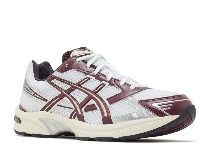 Asics Gel-1130 White Maroon Banner Asics