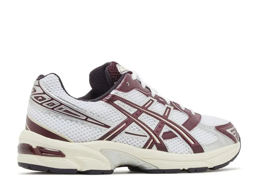 Asics Gel-1130 White Maroon Banner Asics
