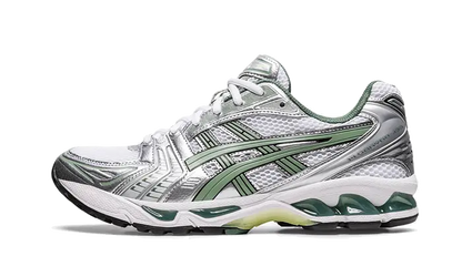 Asics Gel-Kayano 14 White Pure Silver Slate Grey Sage VOSneakers