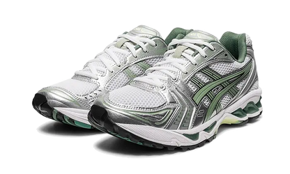 Asics Gel-Kayano 14 White Pure Silver Slate Grey Sage VOSneakers