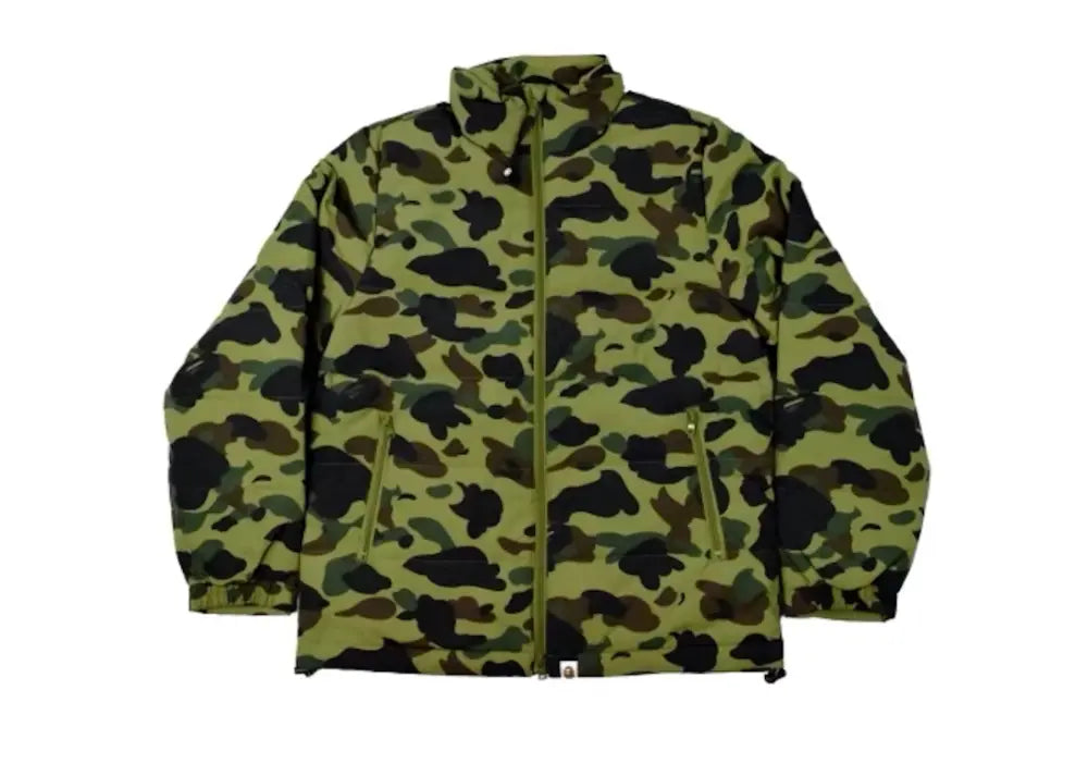 Bape Premium Happy New Year Puffer Jacket (SS22) Green Bape