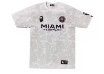 Bape x Inter Miami CF Camo Tee White Bape