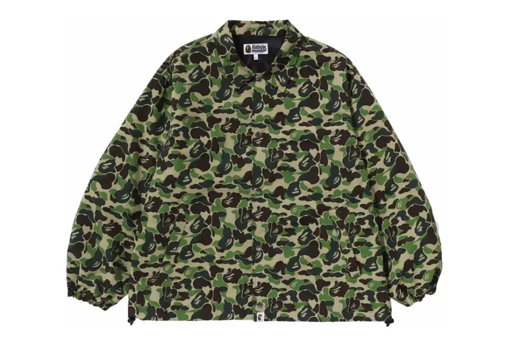 Bape x OVO ABC Camo Coach Jacket Green Bape
