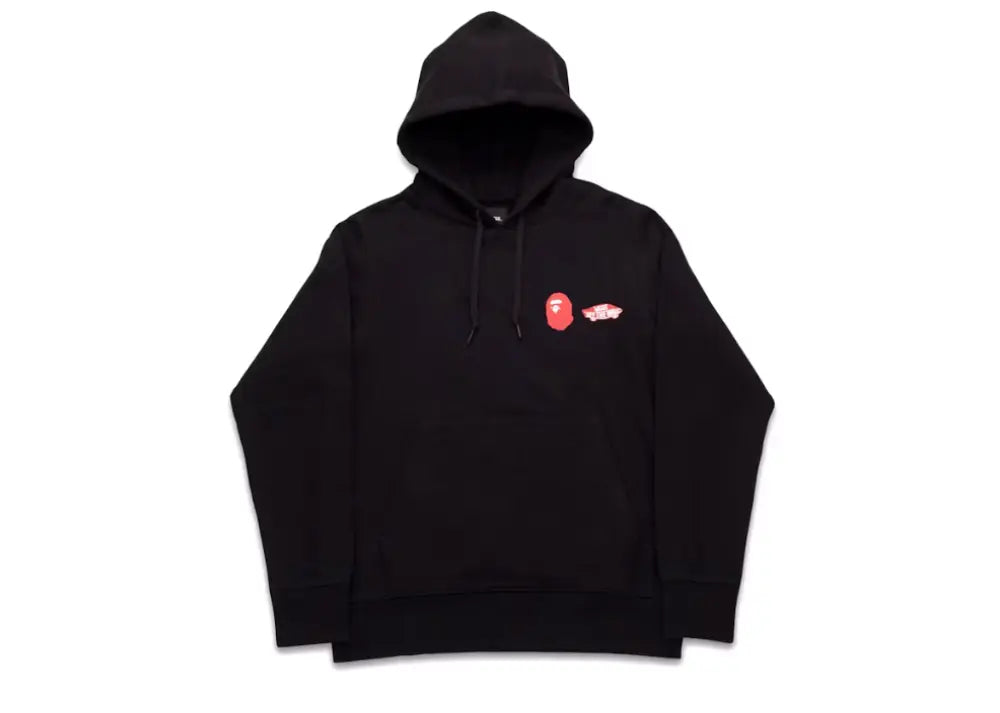 Bape x Vans Pullover Fleece Hoodie Black Bape