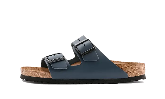 Birkenstock Arizona Natural Leather Blue Birkenstock