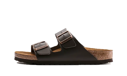 Birkenstock Arizona Natural Leather Dark Brown Birkenstock
