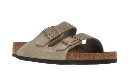 Birkenstock Arizona Soft Footbed Suede Taupe VOSneakers