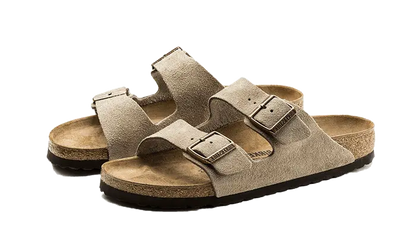Birkenstock Arizona Suede Leather Taupe Birkenstock