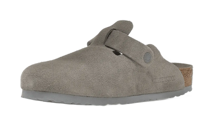 Birkenstock Boston Soft Footbed Suede Stone Coin VOSneakers