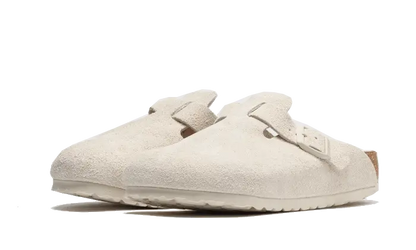 Birkenstock Boston Suede Antique White Birkenstock