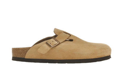 Birkenstock Boston Suede Latte Cream VOSneakers